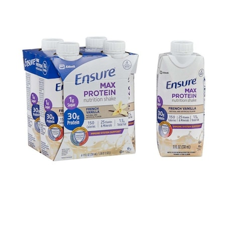 Ensure Max Protein Nutrition Shake Protein Nutrition Shake, Vanilla, 4PK 67165